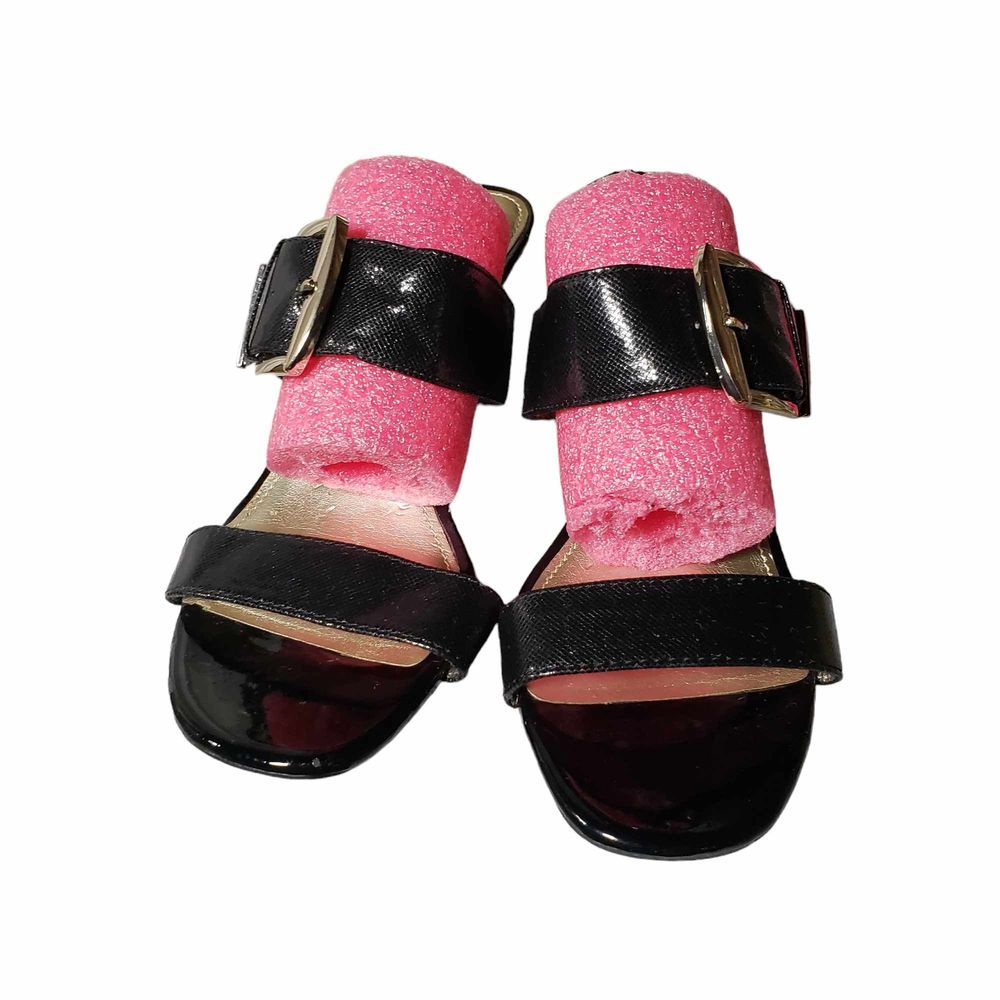 Anne Klein size Medium Black Open Sandals AS IS NO BOX